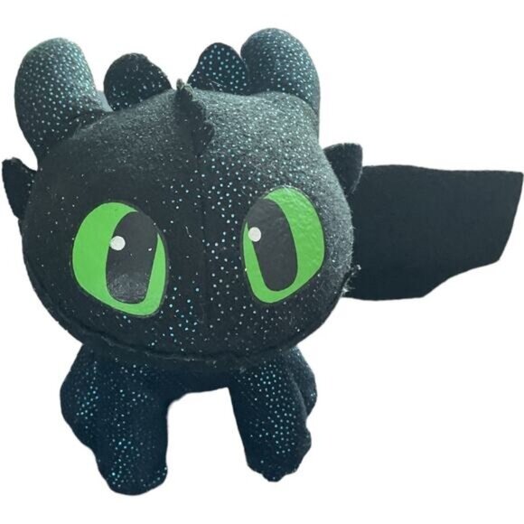 DreamWorks How To Train Your Dragon Toothless Plush 6" - Picture 1 of 5